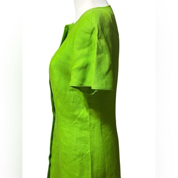 Vintage Valentino Boutique 70’s Green Midi Dress - Picture 12 of 15